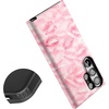 image:imageCasely Galaxy S23 Ultra Case  Fit Check  Neutral Checkerboard  Essential Slim DualLayer Protective DesignSealed with a Kiss  Pink Lipstick