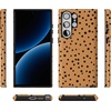 image:imageCasely Galaxy S23 Ultra Case  Fit Check  Neutral Checkerboard  Essential Slim DualLayer Protective DesignSpot On  Dotted Animal Print