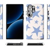 image:imageCasely Galaxy S23 Ultra Case  Fit Check  Neutral Checkerboard  Essential Slim DualLayer Protective DesignStars Align  Blue  White Stars