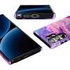 image:imageCasely Galaxy S23 Ultra Case  Fit Check  Neutral Checkerboard  Essential Slim DualLayer Protective DesignTie Dying Over You  Purple Marble