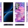 image:imageCasely Galaxy S23 Ultra Case  Fit Check  Neutral Checkerboard  Essential Slim DualLayer Protective DesignTie Dying Over You  Purple Marble