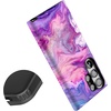 image:imageCasely Galaxy S23 Ultra Case  Fit Check  Neutral Checkerboard  Essential Slim DualLayer Protective DesignTie Dying Over You  Purple Marble