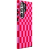image:imageCasely Galaxy S23 Ultra Case  Fit Check  Neutral Checkerboard  Essential Slim DualLayer Protective DesignVibe Check  Pink Checkerboard