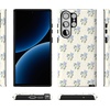 image:imageCasely Galaxy S23 Ultra Case  Fit Check  Neutral Checkerboard  Essential Slim DualLayer Protective DesignVintage Garden  Blue Hydrangea