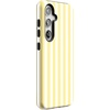 image:imageCasely Galaxy S24 Case  Pura Vida  Coastal Checkers  Essential Slim DualLayer Protective DesignButter Yellow Stripes  Sunday Best