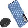 image:imageCasely Galaxy S24 Case  Pura Vida  Coastal Checkers  Essential Slim DualLayer Protective DesignCoastal Blues  Denim Stars