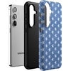 image:imageCasely Galaxy S24 Case  Pura Vida  Coastal Checkers  Essential Slim DualLayer Protective DesignCoastal Blues  Denim Stars