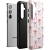 image:imageCasely Galaxy S24 Case  Pura Vida  Coastal Checkers  Essential Slim DualLayer Protective DesignCoquette Girlie  Pastel Bows