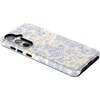 image:imageCasely Galaxy S24 Case  Pura Vida  Coastal Checkers  Essential Slim DualLayer Protective DesignCupids Canvas  Periwinkle Floral
