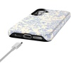 image:imageCasely Galaxy S24 Case  Pura Vida  Coastal Checkers  Essential Slim DualLayer Protective DesignCupids Canvas  Periwinkle Floral