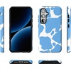 image:imageCasely Galaxy S24 Case  Pura Vida  Coastal Checkers  Essential Slim DualLayer Protective DesignCurrent MOOd  Light Blue Cow Print