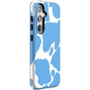 image:imageCasely Galaxy S24 Case  Pura Vida  Coastal Checkers  Essential Slim DualLayer Protective DesignCurrent MOOd  Light Blue Cow Print
