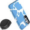 image:imageCasely Galaxy S24 Case  Pura Vida  Coastal Checkers  Essential Slim DualLayer Protective DesignCurrent MOOd  Light Blue Cow Print