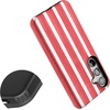 image:imageCasely Galaxy S24 Case  Pura Vida  Coastal Checkers  Essential Slim DualLayer Protective DesignEast Coast Summer  Red Stripes