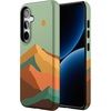 image:imageCasely Galaxy S24 Case  Pura Vida  Coastal Checkers  Essential Slim DualLayer Protective DesignEndless Peaks  Colorblock Mountain