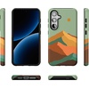 image:imageCasely Galaxy S24 Case  Pura Vida  Coastal Checkers  Essential Slim DualLayer Protective DesignEndless Peaks  Colorblock Mountain