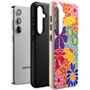 image:imageCasely Galaxy S24 Case  Pura Vida  Coastal Checkers  Essential Slim DualLayer Protective DesignFlower Patch  MultiColor Floral