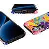 image:imageCasely Galaxy S24 Case  Pura Vida  Coastal Checkers  Essential Slim DualLayer Protective DesignFlower Patch  MultiColor Floral