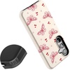 image:imageCasely Galaxy S24 Case  Pura Vida  Coastal Checkers  Essential Slim DualLayer Protective DesignHeart Flutters  Butterfly