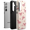 image:imageCasely Galaxy S24 Case  Pura Vida  Coastal Checkers  Essential Slim DualLayer Protective DesignHeart Flutters  Butterfly