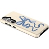 image:imageCasely Galaxy S24 Case  Pura Vida  Coastal Checkers  Essential Slim DualLayer Protective DesignHeartstrings  Blue Bow