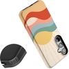 image:imageCasely Galaxy S24 Case  Pura Vida  Coastal Checkers  Essential Slim DualLayer Protective DesignHere Comes the Sun  Colorblock Sunset