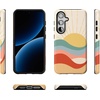 image:imageCasely Galaxy S24 Case  Pura Vida  Coastal Checkers  Essential Slim DualLayer Protective DesignHere Comes the Sun  Colorblock Sunset