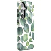 image:imageCasely Galaxy S24 Case  Pura Vida  Coastal Checkers  Essential Slim DualLayer Protective DesignLeaf Me Alone  Green Floral Print
