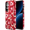 image:imageCasely Galaxy S24 Case  Pura Vida  Coastal Checkers  Essential Slim DualLayer Protective DesignLove Song Remix  Ombre Hearts