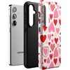 image:imageCasely Galaxy S24 Case  Pura Vida  Coastal Checkers  Essential Slim DualLayer Protective DesignLove Struck  Heart Stickers