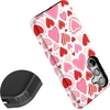image:imageCasely Galaxy S24 Case  Pura Vida  Coastal Checkers  Essential Slim DualLayer Protective DesignLove Struck  Heart Stickers