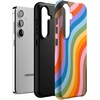 image:imageCasely Galaxy S24 Case  Pura Vida  Coastal Checkers  Essential Slim DualLayer Protective DesignLove for All  Rainbow Pride