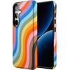 image:imageCasely Galaxy S24 Case  Pura Vida  Coastal Checkers  Essential Slim DualLayer Protective DesignLove for All  Rainbow Pride