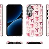 image:imageCasely Galaxy S24 Case  Pura Vida  Coastal Checkers  Essential Slim DualLayer Protective DesignLover Girlie  Pink Bows