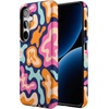 image:imageCasely Galaxy S24 Case  Pura Vida  Coastal Checkers  Essential Slim DualLayer Protective DesignMidnight Color Splash  Abstract Retro