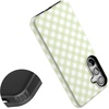 image:imageCasely Galaxy S24 Case  Pura Vida  Coastal Checkers  Essential Slim DualLayer Protective DesignMint Lattice  Sunday Best