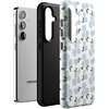 image:imageCasely Galaxy S24 Case  Pura Vida  Coastal Checkers  Essential Slim DualLayer Protective DesignNantucket Cottage  Blue Hydrangea