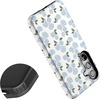 image:imageCasely Galaxy S24 Case  Pura Vida  Coastal Checkers  Essential Slim DualLayer Protective DesignNantucket Cottage  Blue Hydrangea