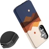 image:imageCasely Galaxy S24 Case  Pura Vida  Coastal Checkers  Essential Slim DualLayer Protective DesignOpposites Attract  Day  Night Mountains
