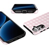image:imageCasely Galaxy S24 Case  Pura Vida  Coastal Checkers  Essential Slim DualLayer Protective DesignPink Plaid  Sunday Best