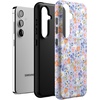 image:imageCasely Galaxy S24 Case  Pura Vida  Coastal Checkers  Essential Slim DualLayer Protective DesignPoppy Meadows  Pastel Floral