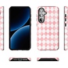 image:imageCasely Galaxy S24 Case  Pura Vida  Coastal Checkers  Essential Slim DualLayer Protective DesignQueen of Diamonds  Pink Watercolor
