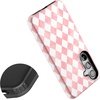 image:imageCasely Galaxy S24 Case  Pura Vida  Coastal Checkers  Essential Slim DualLayer Protective DesignQueen of Diamonds  Pink Watercolor