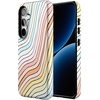 image:imageCasely Galaxy S24 Case  Pura Vida  Coastal Checkers  Essential Slim DualLayer Protective DesignRide The Wave  Pastel Rainbow Lined