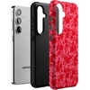 image:imageCasely Galaxy S24 Case  Pura Vida  Coastal Checkers  Essential Slim DualLayer Protective DesignRose Garden  Red Aesthetic