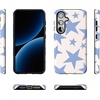 image:imageCasely Galaxy S24 Case  Pura Vida  Coastal Checkers  Essential Slim DualLayer Protective DesignStars Align  Blue  White Stars