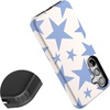 image:imageCasely Galaxy S24 Case  Pura Vida  Coastal Checkers  Essential Slim DualLayer Protective DesignStars Align  Blue  White Stars