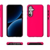 image:imageCasely Galaxy S24 Case  Pura Vida  Coastal Checkers  Essential Slim DualLayer Protective DesignThink Pink  Solid Neon Pink