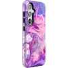 image:imageCasely Galaxy S24 Case  Pura Vida  Coastal Checkers  Essential Slim DualLayer Protective DesignTie Dying Over You  Purple Marble