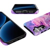 image:imageCasely Galaxy S24 Case  Pura Vida  Coastal Checkers  Essential Slim DualLayer Protective DesignTie Dying Over You  Purple Marble